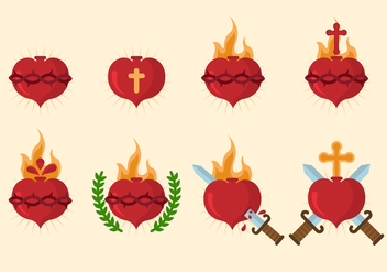 Free Sacred Heart Vector - vector gratuit #400825